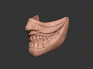 hannya devil mask halloween cosplay 3D 打印模型