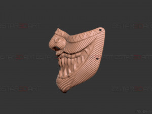 hannya devil mask halloween cosplay 3D 打印模型