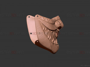 hannya devil mask halloween cosplay 3D 打印模型