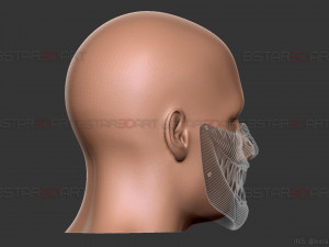 hannya devil mask halloween cosplay 3D 打印模型