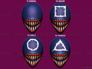 squid game mask - soldier venom mask fan art 3D Baskı Modeli