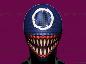 squid game mask - soldier venom mask fan art 3D Baskı Modeli