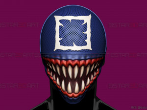 squid game mask - soldier venom mask fan art 3D Baskı Modeli
