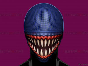 squid game mask - soldier venom mask fan art 3D Baskı Modeli