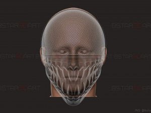 squid game mask - soldier venom mask fan art 3D Baskı Modeli