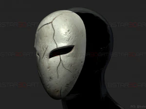 aragami 2 mask - shadow mask - halloween cosplay 3d print model 3D Print Model