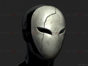 aragami 2 mask - shadow mask - halloween cosplay 3d print model 3D Print Model
