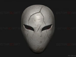 aragami 2 mask - shadow mask - halloween cosplay 3d print model 3D Print Model