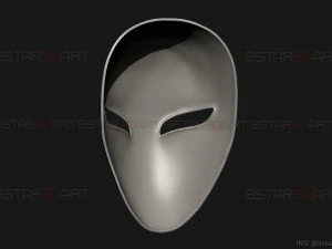 aragami 2 mask - shadow mask - halloween cosplay 3d print model 3D Print Model