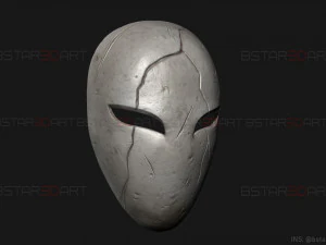 aragami 2 mask - shadow mask - halloween cosplay 3d print model 3D Print Model
