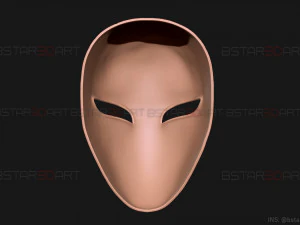 aragami 2 mask - shadow mask - halloween cosplay 3d print model 3D Print Model