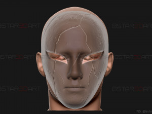 aragami 2 mask - shadow mask - halloween cosplay 3d print model 3D 프린트 모델