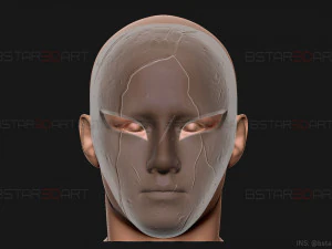 aragami 2 mask - shadow mask - halloween cosplay 3d print model 3D Print Model