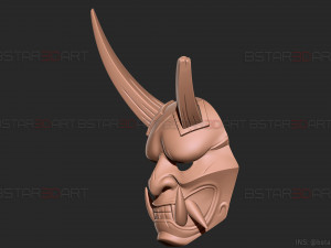 aragami 2 mask - oni devil mask - halloween cosplay Model do druku 3D