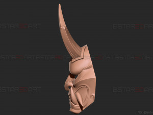 aragami 2 mask - oni devil mask - halloween cosplay Model do druku 3D