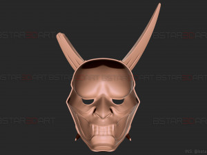 aragami 2 mask - oni devil mask - halloween cosplay Model do druku 3D