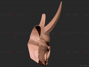 aragami 2 mask - oni devil mask - halloween cosplay Model do druku 3D