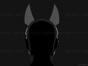aragami 2 mask - kitsune mask - halloween cosplay 3D-Druckmodell
