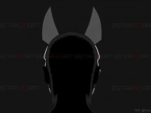 aragami 2 mask - kitsune mask - halloween cosplay 3D Print Model