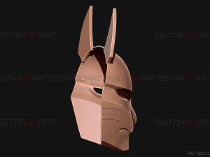 aragami 2 mask - kitsune mask - halloween cosplay 3D-Druckmodell