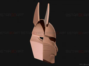 aragami 2 mask - kitsune mask - halloween cosplay 3D Print Model