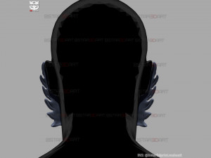 wolf face mask - high quality details 3d print model Model do druku 3D