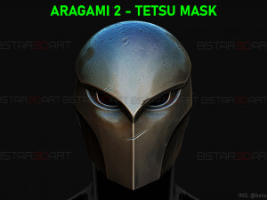 aragami 2 mask - tetsu mask - high quality details Modello di stampa 3D