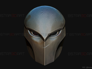 aragami 2 mask - tetsu mask - high quality details 3D Baskı Modeli