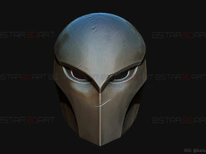 маска aragami 2 - маска tetsu - високоякісні деталі 3D Принт Модель