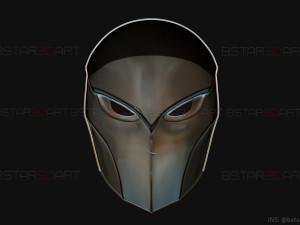 aragami 2 mask - tetsu mask - high quality details 3D Baskı Modeli