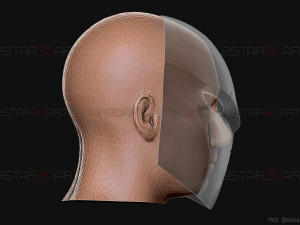 aragami 2 mask - tetsu mask - high quality details 3D Baskı Modeli