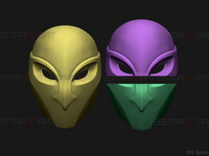 court of owls mask - bat man gotham knights Model do druku 3D