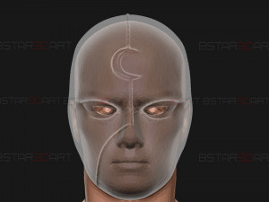 Moon Knight Mask - Mr Knight - Marvel Comic helmet 3D Print Model