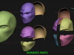 Moon Knight Mask - Mr Knight - Marvel Comic helmet 3D Print Model