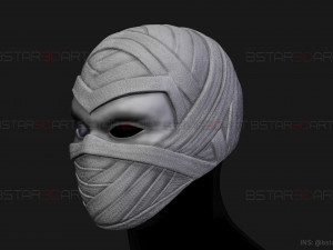 Moon Knight Mask - Marvel Comic helmet - 3D print model 3D-Druckmodell
