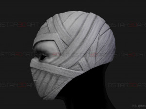 Moon Knight Mask - Marvel Comic helmet - 3D print model 3D-Druckmodell