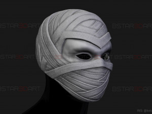 Moon Knight Mask - Marvel Comic helmet - 3D print model 3D-Druckmodell