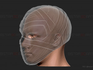 Moon Knight Mask - Marvel Comic helmet - 3D print model 3D-Druckmodell