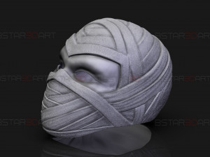 Moon Knight Mask - Marvel Comic helmet - 3D print model 3D-Druckmodell