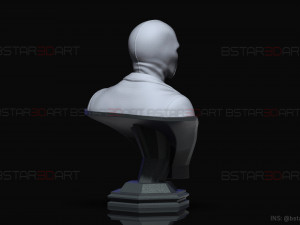 MR Knight Bust - Moon Knight TV series - Marvel Comics 3D print model Modelo de impresión 3D