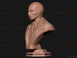 MR Knight Bust - Moon Knight TV series - Marvel Comics 3D print model Modelo de impresión 3D