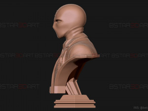 MR Knight Bust - Moon Knight TV series - Marvel Comics 3D print model Modelo de impresión 3D