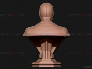 MR Knight Bust - Moon Knight TV series - Marvel Comics 3D print model Modelo de impresión 3D