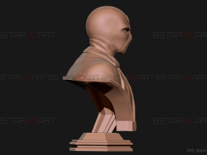 MR Knight Bust - Moon Knight TV series - Marvel Comics 3D print model Modelo de impresión 3D