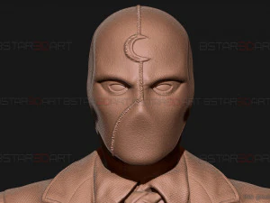 MR Knight Bust - Moon Knight TV series - Marvel Comics 3D print model 3D Print Model