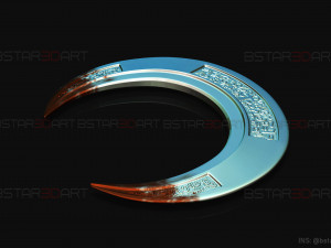 The Crescent Darts - Moon Knight - Marvel Comics Cosplay 3D print model 3D-Druckmodell