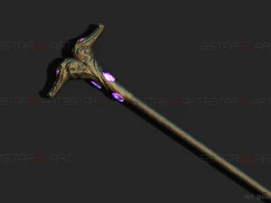 Crocodile Stick Of Arthur Harrow - Moon Knight Marvel 3D print model 3D Print Model