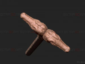 Crocodile Stick Of Arthur Harrow - Moon Knight Marvel 3D print model 3D Print Model
