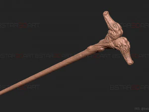 Crocodile Stick Of Arthur Harrow - Moon Knight Marvel 3D print model 3D Print Model