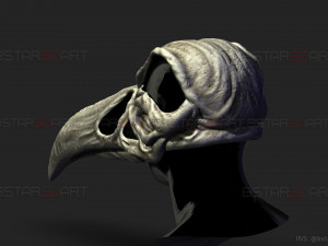 The KhonShu Mask - Moon Knight Marvel 3D print model 3D Print Model
